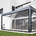 Clear Tarp 16' x 20', 15 Oz Clear Vinyl PVC Tarp Waterproof Tarpaulin 100% by Ezcasch