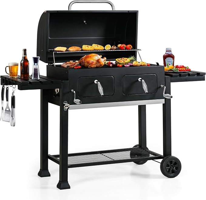 MFSTUDIO Multifunctional Extra Large 49 Inch BBQ Charcoal Grills by MFSTUDIO