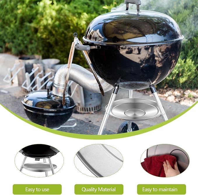 1 Pcs 13-1/2" Diameter Ash Catcher Pan Ash Pan - Image 3