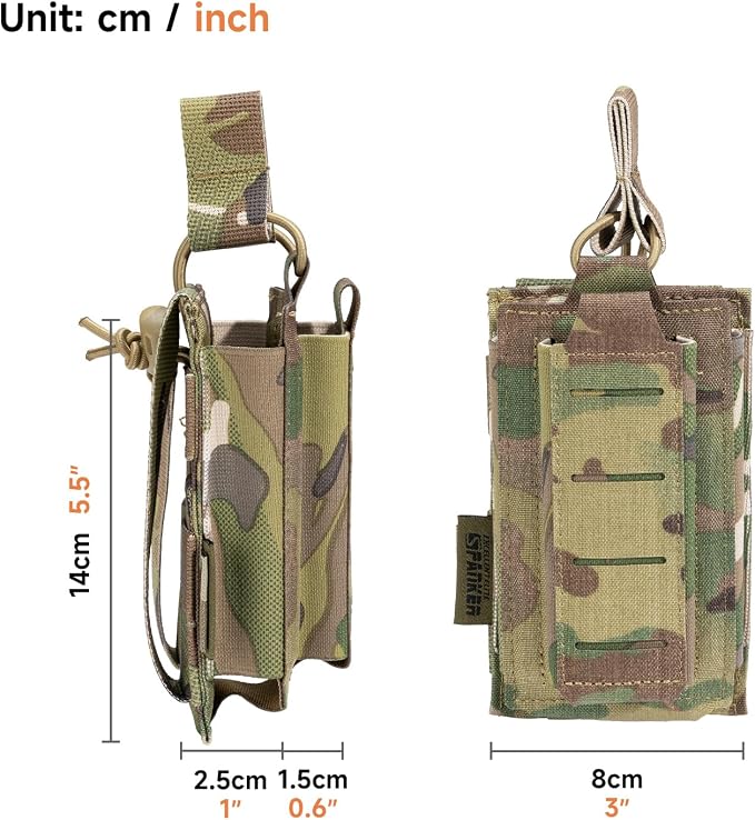 EXCELLENT ELITE SPANKER Tactical Open-Top Single/Double/Triple Molle Mag Pouch - Image 2