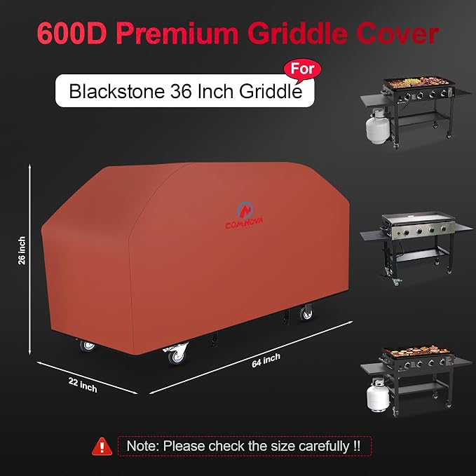 Comnova Griddle Cover for Blackstone Griddle Without Hood 36 Inch - Image 2
