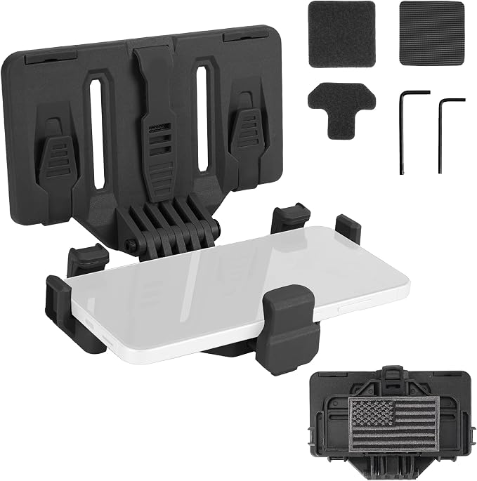 Tactical Phone Holder Available in Full Size Plate Carrier Phone Mount Adjust by SIVIGEAR