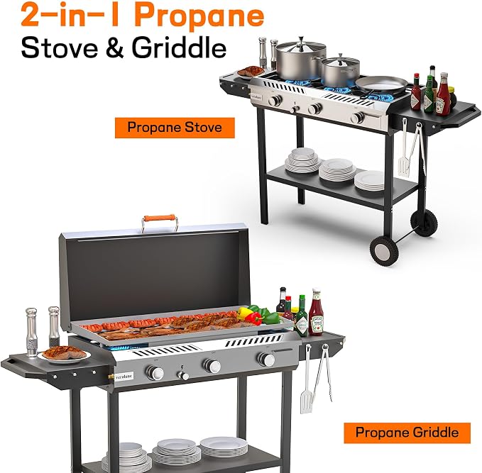 Veralune 3 Burner Propane Stove - Image 2