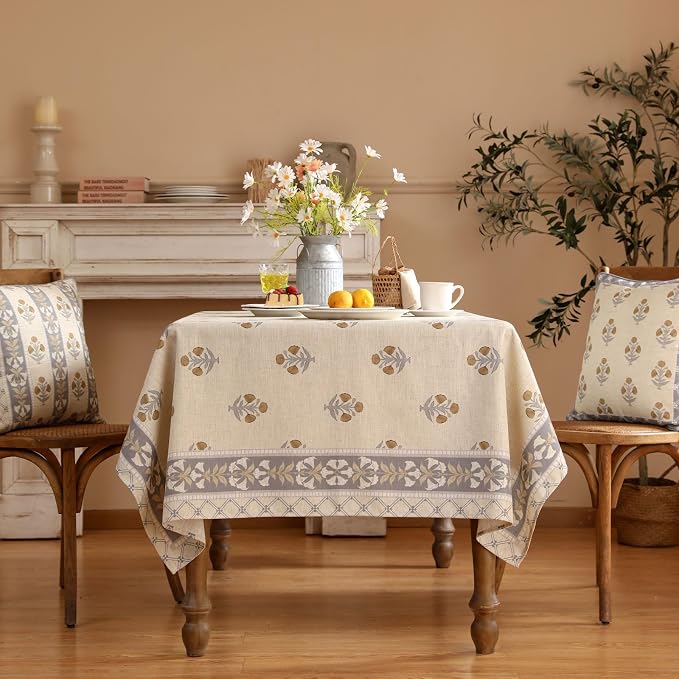 patdrea Designer Beige Tablecloth - Image 3
