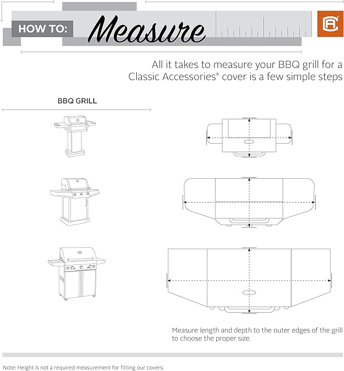 Classic Accessories Veranda Water-Resistant 44 Inch BBQ Grill Cover - Image 14