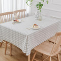 TruDelve Heavy Duty Vinyl Table Cloth Plastic Tablecloths by TruDelve