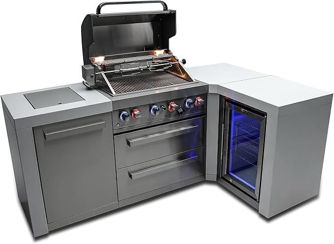 Mont Alpi MAi400-D90FC 32-Inch 4-Burner 78000 BTU 90 Degree Corner Stainless - Image 3