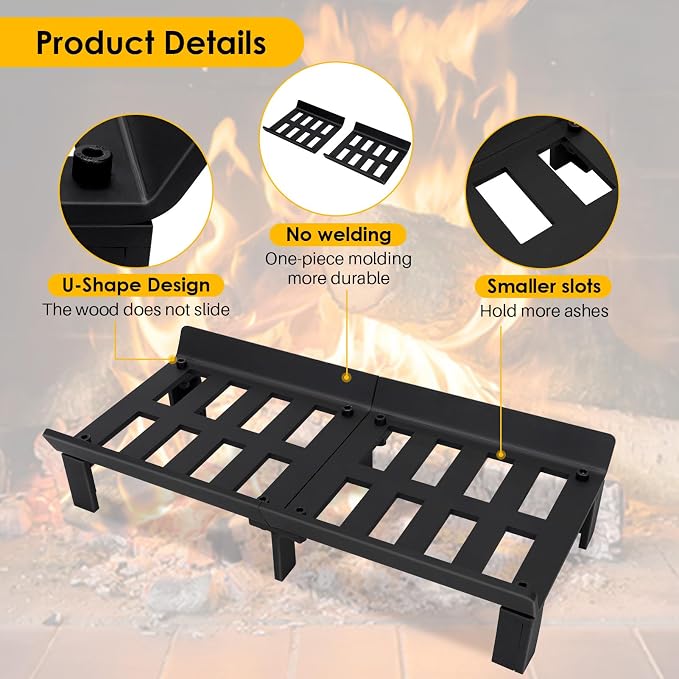 STBoo Fireplace Grate 20inch - Image 5