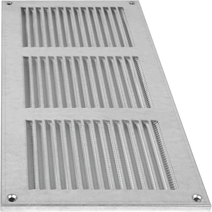 Repa Market 12x6 Inch Air Vent Cover/Galvanized Steel Louvered Grill Cover - Image 7
