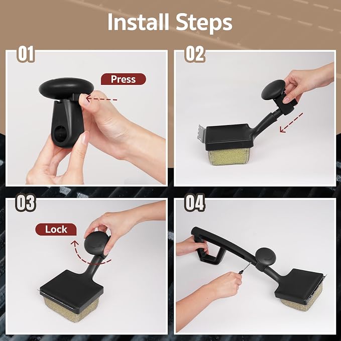 GASPRO Steam Grill Brush Bristle Free - Image 8