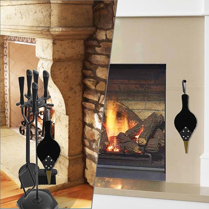 Gtongoko Fireplace Bellows Air Blower Cast Nozzle 14.8" x 5.6" - Image 6