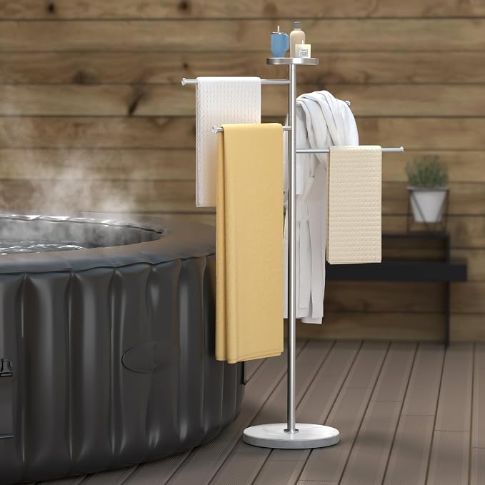 KES Hot Tub Towel Rack Outdoor by KES