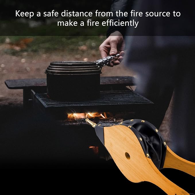 Fireplace Bellows, Large Air Blower - Image 7