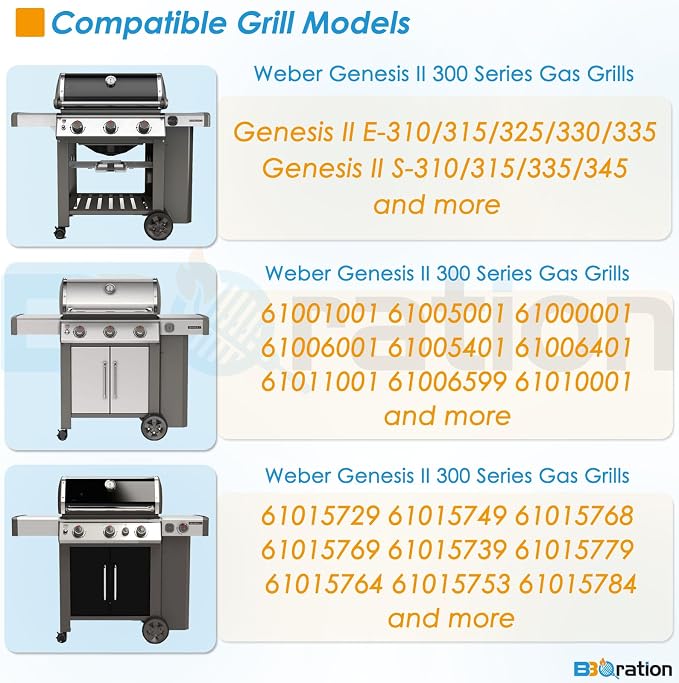 66044 Warming Rack for Weber Genesis II 300 Grill Parts Genesis ii E-310 ii - Image 2