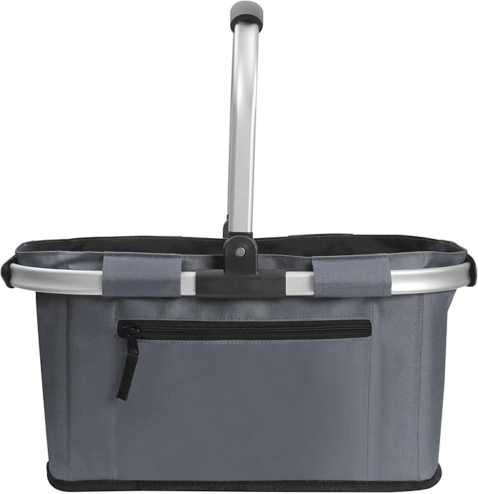 SIYUAN Picnic Basket with Handle 22L Collapsible Grocery Shopping Basket by SIYUAN