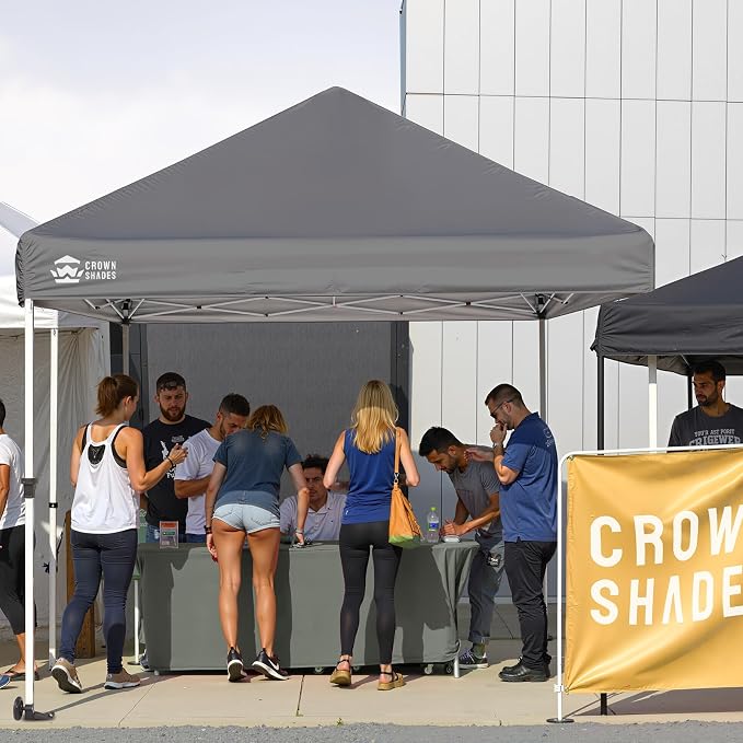 CROWN SHADES Pop Up Canopy Tent, 8x8 Commercial Canopy Tent - Image 7