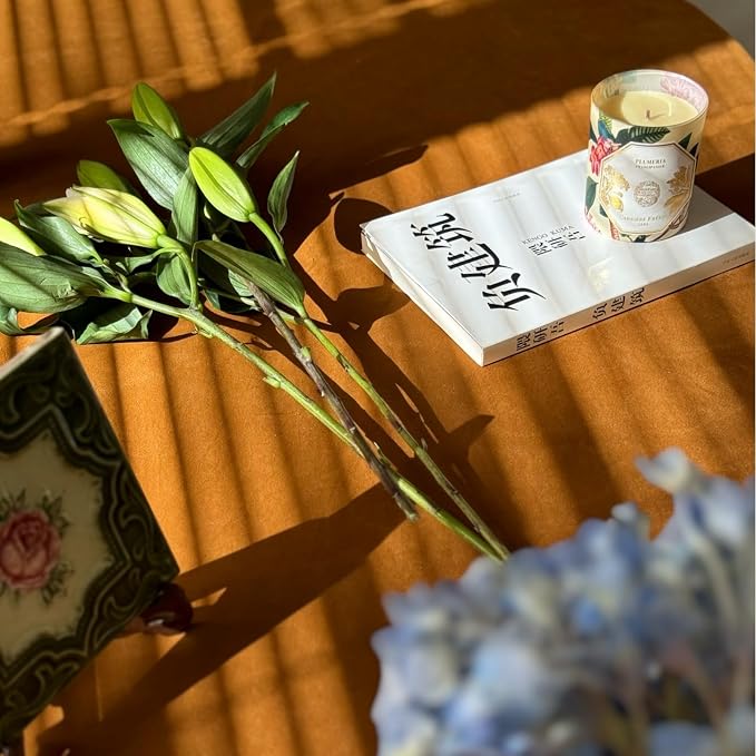 Retro Velvet Tablecloth 60 x 84 Inches, Waterproof Washable Rectangle Table - Image 5