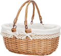 G GOOD GAIN Oval Picnic Basket by GGOODGAIN