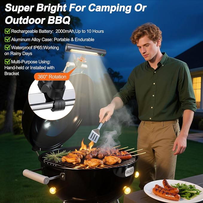 Rechargeable 360° BBQ Grill Light - Image 3