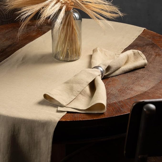 Linen Table Runner 60 inches Long - Image 2