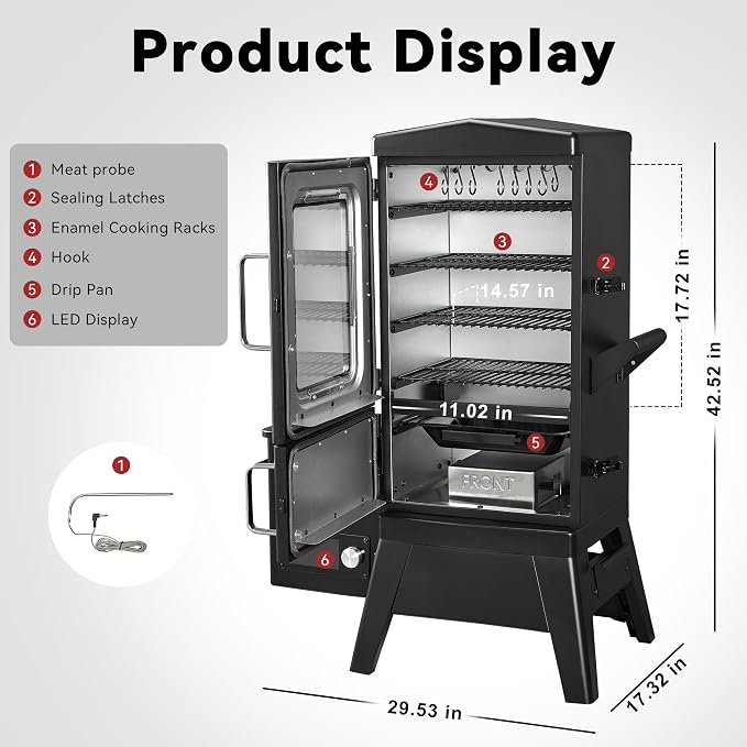 Vertical Electric Pellet Smoker - Image 8