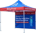Custom Canopy Tent Top with Logo 10x10 | Pop Up Vendor Tent by BillyPrint