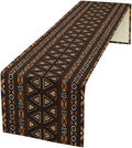 African Table Runner, Geometric Motifs Southwestern Native Tribal Ethnic Table by Unknown