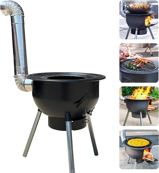 Multifunction Wood Burning Stove by GXONEHomeKitchen