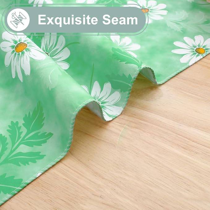 misaya Square Waterproof Vinyl Table Cloth, Wipeable Tablecloth - Image 7