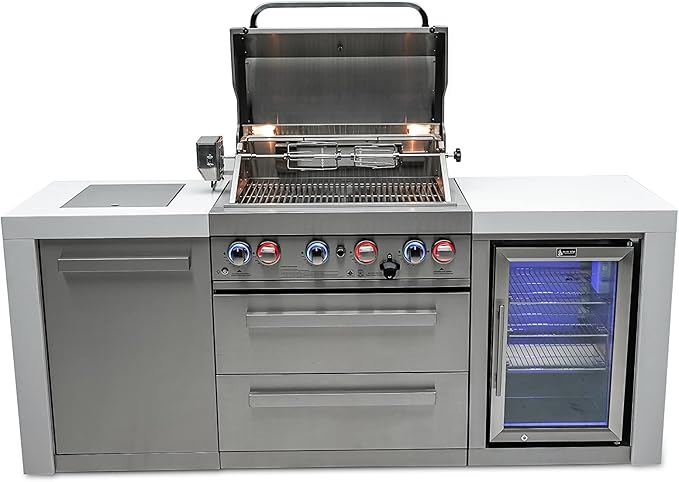 Mont Alpi MAi400-DFC 32-Inch 4-Burner 78000 BTU Deluxe Stainless Steel Gas - Image 5