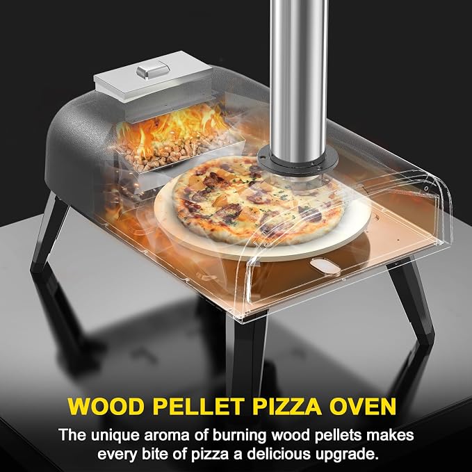 Outdoor Pizza Oven aidpiza 12" Wood Pellet Pizza Ovens - Image 5