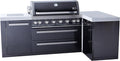 Mont Alpi MAi805-BSS90 44-inch 6-Burner 115000 BTU Deluxe Black Stainless Steel by MontAlpi