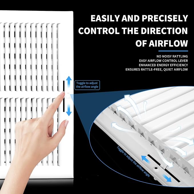 12x8 Vent Register, Vent Covers - Image 4