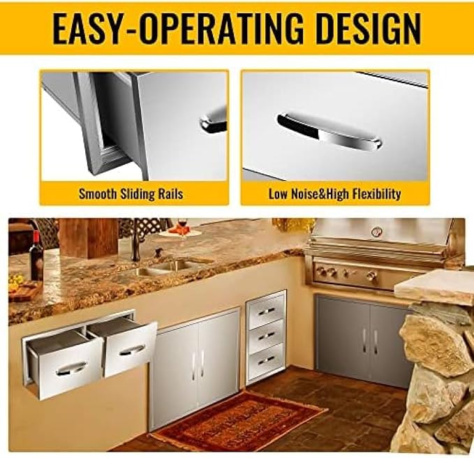 Stainless Steel Outdoor Kitchen Drawers - Image 7
