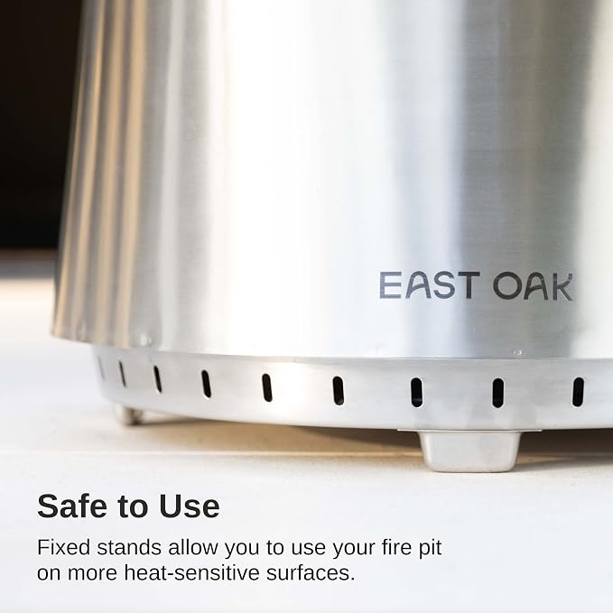 EAST OAK Camber Smokeless Fire Pit 17'' - Image 8