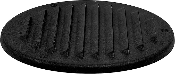 Square Ventilation Grille / 5" Inch Inside Measurement/Black Metal Air Vent - Image 6