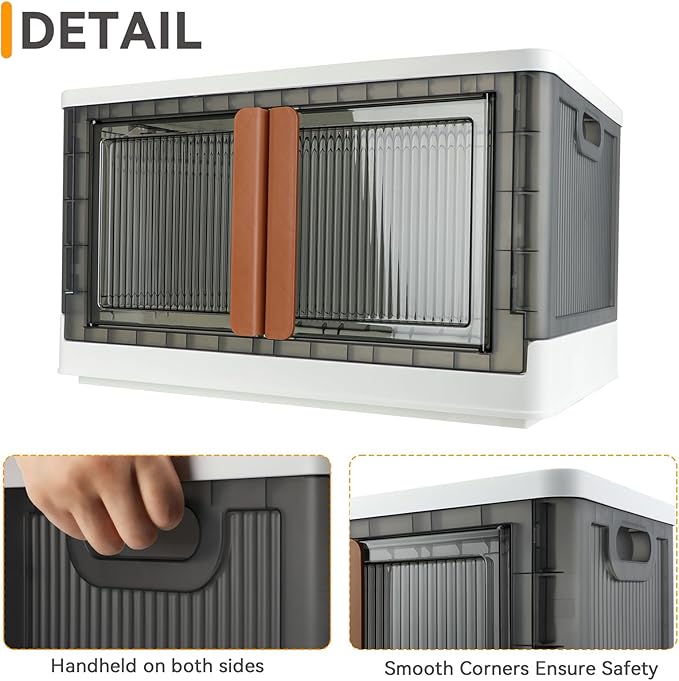 Storage Bins, Cabinet with Lids, Extra Large Useful Box, 19 Gallons Capacity - Image 3