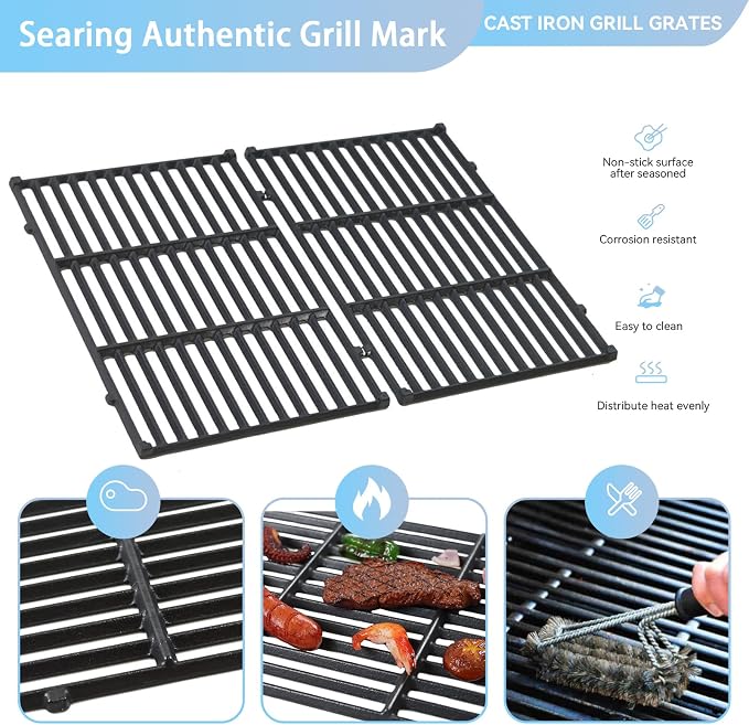 17.5 Inch 7638 Cooking Grates for Weber Spirit & Spirit II 300 Spirit E/S 310 - Image 4