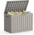Mars Villa 45 Gallon Outdoor Storage Box, Resin Deck Box Waterproof, Storage by MarsVilla