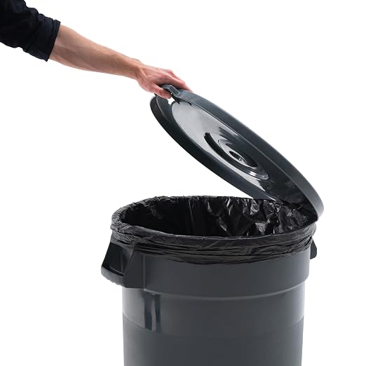 PRO&Family Commercial Round Trash Can - Image 4