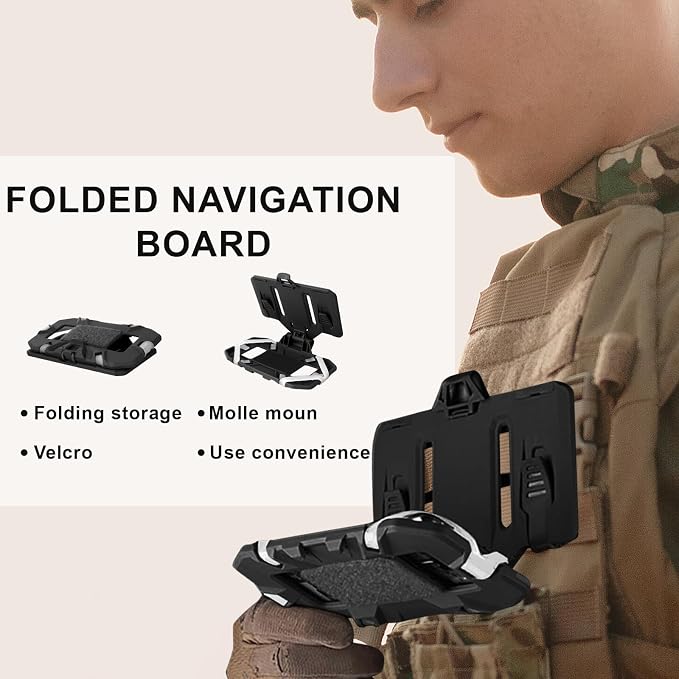 Plate Carrier Accessories Tactical Gear Molle Vest Phone Chest Mount Holder - Image 2
