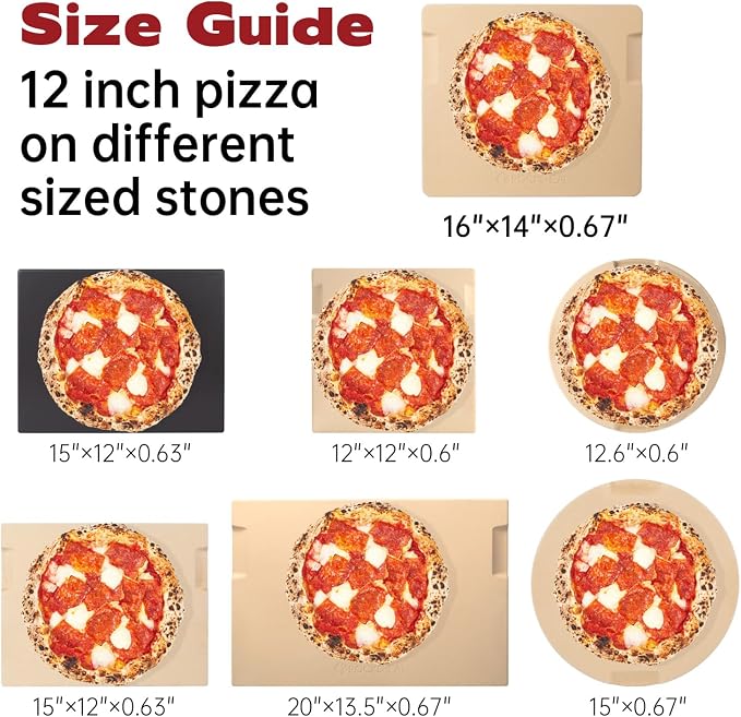 Large Pizza Stone, Baking Stone - Image 6