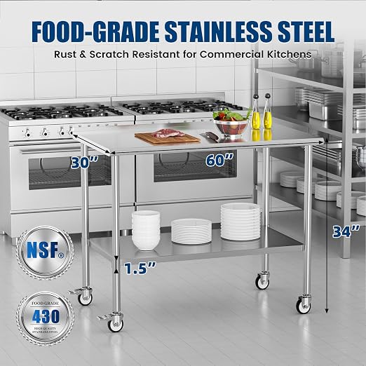 Stainless Steel Work Table - Image 3