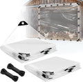 8x10ft Anti-Tear Clear Tarp Waterproof by Beeplove