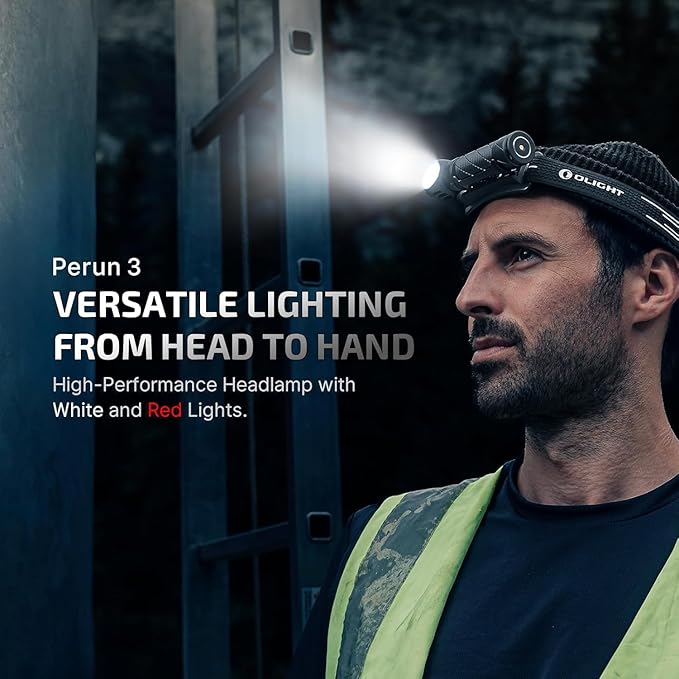 OLIGHT Perun 3 Rechargeable Headlamp Flashlight, 3000 Lumens LED Headlight - Image 2