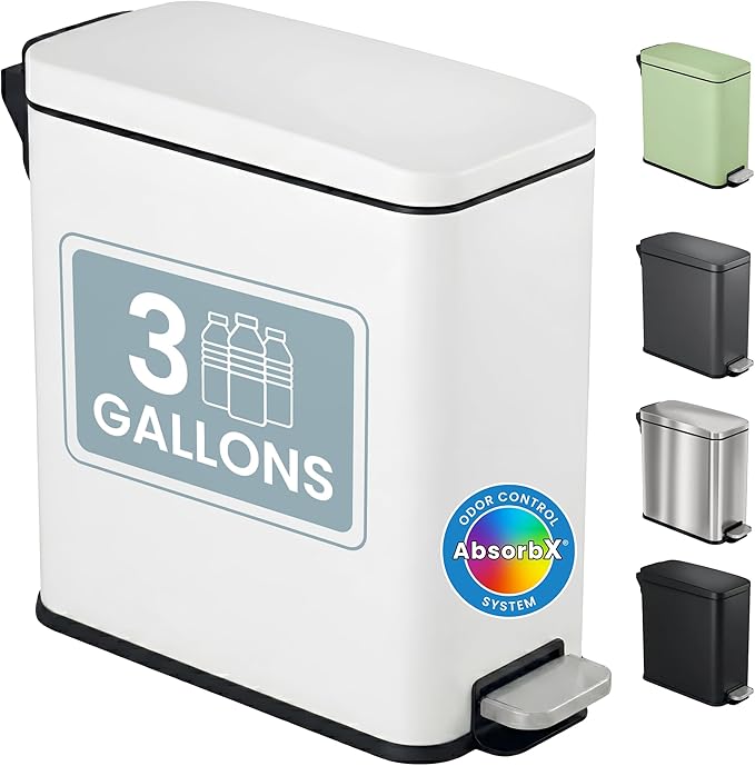 iTouchless 3 Gallon / 11.4 Liter Bathroom Trash Can by iTouchless