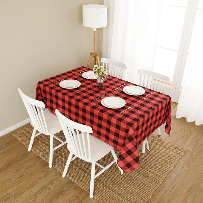 Softalker Gingham Checkered Tablecloth Rectangle - Image 2