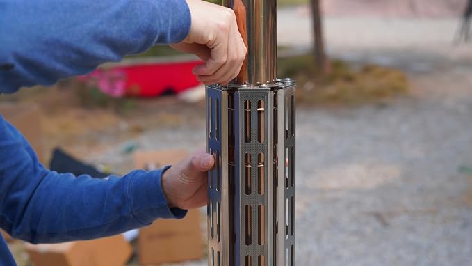 304 Stainless Steel Chimney Fireproof Pipe, Burn-Proof Stove Tube Protector - Image 9