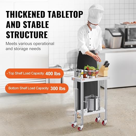 Vevor Stainless Steel Work Table - Image 3