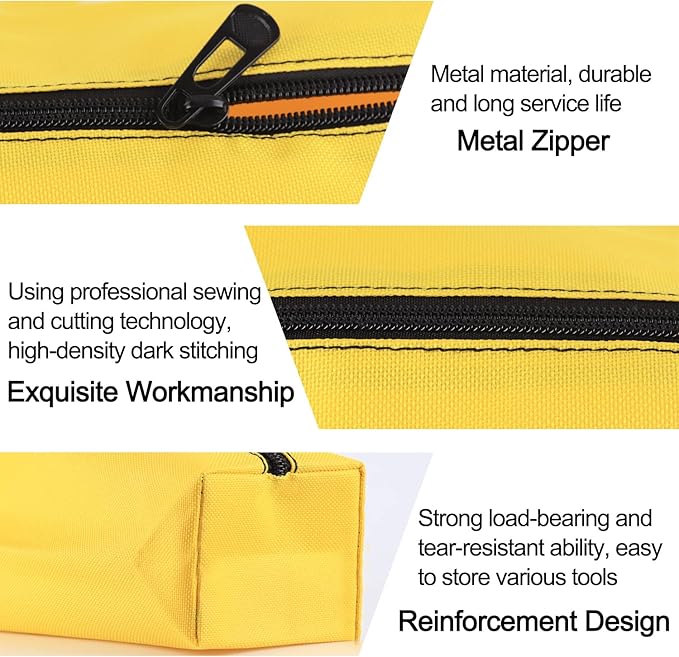 5 Pack Canvas Tool Pouch of Two Sizes, Tool Pouches - Image 5